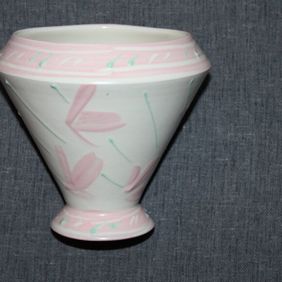 Laurie Rolland Hand Made Flower Pot Vase | Artist Signed - Picture 2 of 6